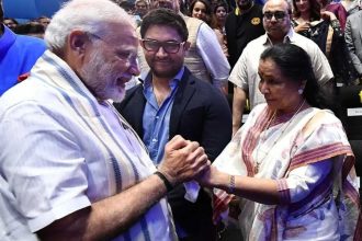 PM Narendra Modi pays tribute to Asha Bhosle, deeply saddened by her demise