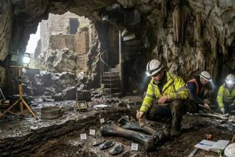 Prehistoric cave hidden beneath Pembroke Castle reveals 120,000 years of human and animal history