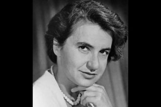 Quote of the day by Rosalind Franklin: “Your faith rests on the future of yourself and others as individuals, mine in the f