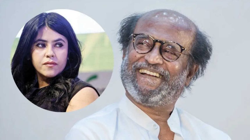 Rajinikanth played a pivotal role in giving Ektaa her first show