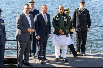 Rajnath visits German submarine yard as P-75I deal is expected soon