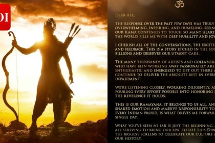 'Ramayana' producer reacts to backlash