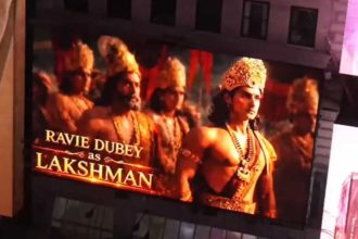 Ravi Dubey overwhelmed by seeing himself as Laxman on Times Square Billboard
