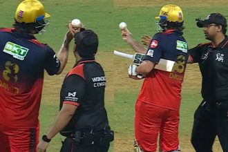 RCB star penalised for 'disobeying' umpire during Mumbai Indians clash
