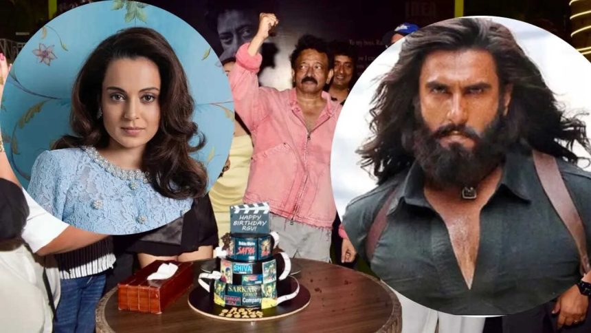 RGV says, stabbing my past with knife called Dhurandhar 2, Kangana reacts