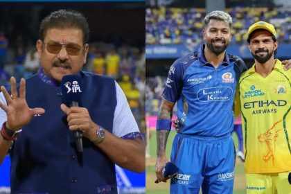Shastri almost blunders at toss; forgets Ruturaj Gaikwad's name - Watch