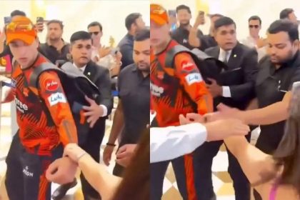 Shocking! Fangirl forcibly pulls Abhishek's hand; security steps in - Watch