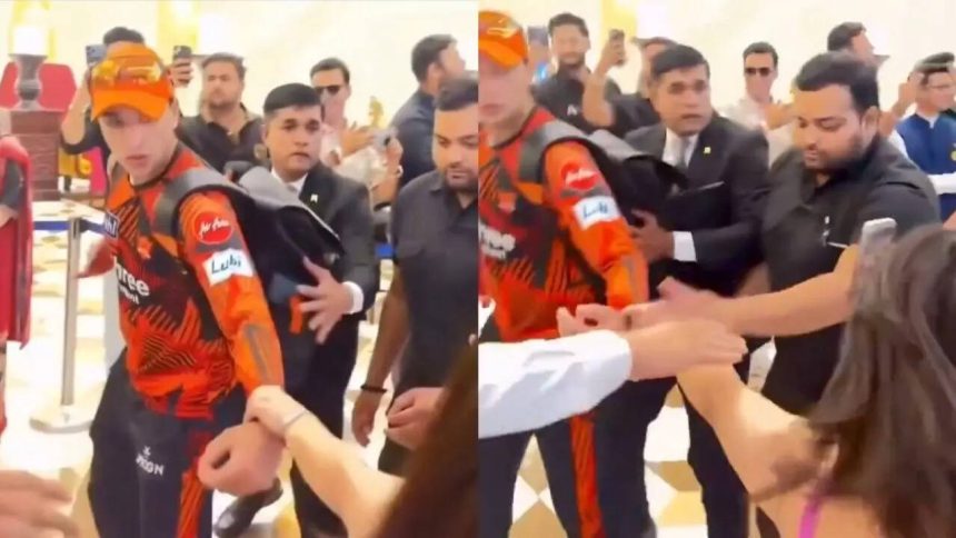 Shocking! Fangirl forcibly pulls Abhishek's hand; security steps in - Watch