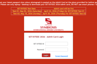 SITEEE 2026 Phase 1 admit card released at set-test.org: Direct link to download hall ticket here