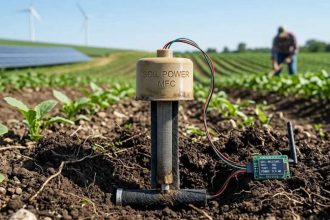 Soil that powers devices: Scientists create battery-free electricity from dirt