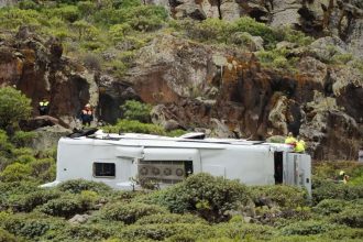 Spain’s Canary Islands accident: 1 dead, 27 injured as bus carrying British tourists plunges into ravine