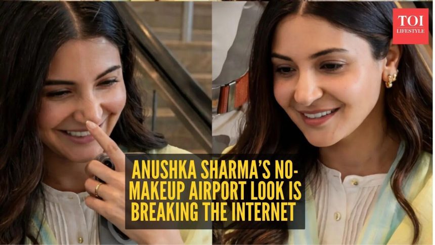 Spotted in Delhi, Anushka Sharma nails easy-breezy airport style