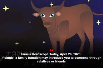 Taurus Horoscope Today, April 26, 2026: If single, a family function may introduce you to someone through relatives or friend