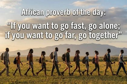 Teamwork Over Speed: African proverb favours collaboration; lessons for work and life