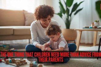 The one thing that children need more than advice from their parents
