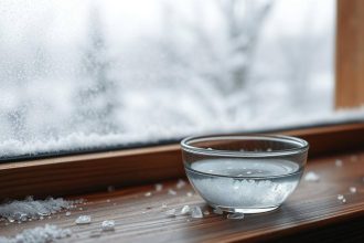 The windowsill secret: How a bowl of salt can stop winter window fogging