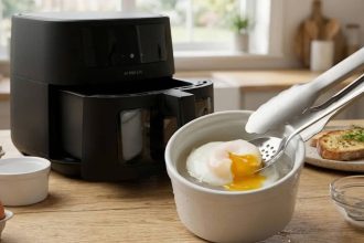 This air fryer trick makes perfect poached eggs without boiling water