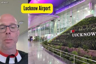 This is how a foreign traveller reacted to Lucknow Airport