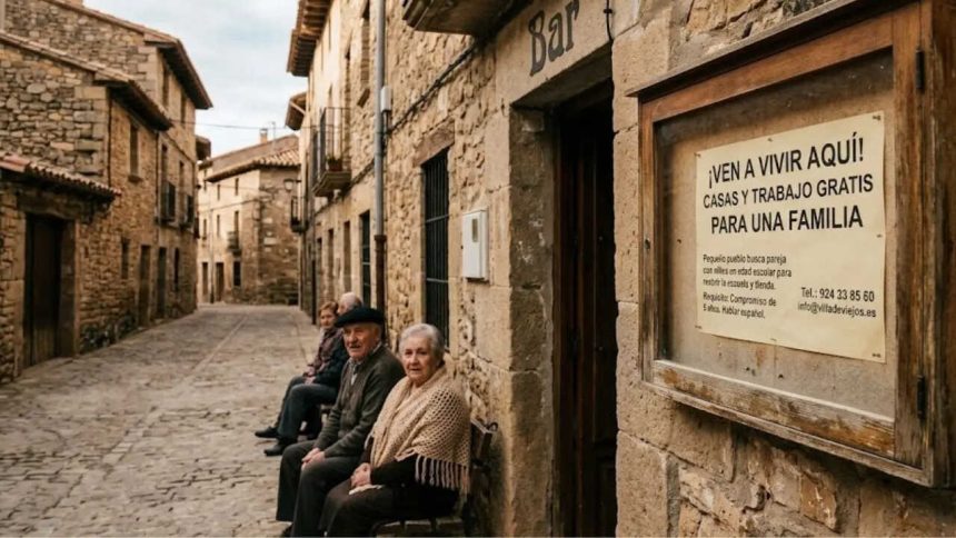 This Spanish village is offering free housing and jobs to survive, but there’s a catch