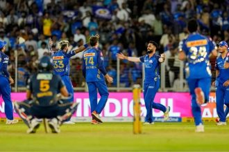 Tilak Varma turns it around: MI storm Ahmedabad, GT wiped out in 99-run rout