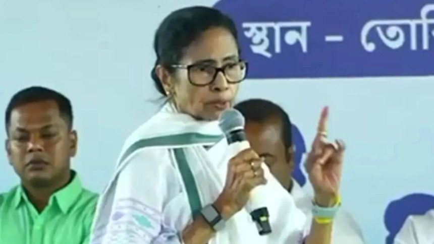 ‘Trying to import worst elements’: Mamata accuses BJP of bringing ‘paid supporters’ from outside Bengal ahead of poll