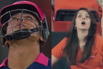 Vaibhav Sooryavanshi falls for golden duck; Kavya Maran's wild celebration goes viral