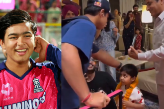Vaibhav Sooryavanshi wins heart with humble gesture for young fan - Watch