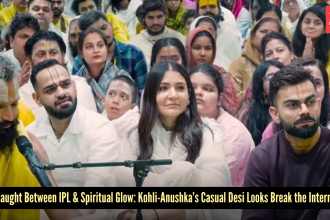 Virat Kohli hits pause on the IPL with Anushka Sharma for a spiritual glow at Premanand Maharaj’s ashram in Vridavan in cas