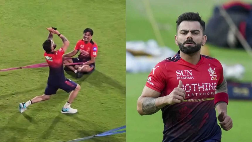 Virat Kohli's 'naagin dance' thrills crowd; fans respond in style - WATCH