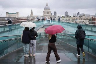 Warm sunshine to follow scattered showers as UK temperatures climb to 24°C this week