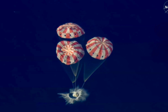 Watch: Dramatic splashdown as Artemis II astronauts return to Earth after historic journey around Moon