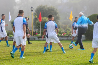 Watch: PM Modi plays football in Gangtok; showcases dribbling skills, scores goal, high-fives youngsters