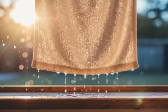 Wet towels over windows: A clever hack to beat the heat?
