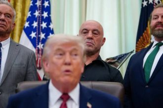What is Joe Rogan doing in the White House? Trump invites podcaster and calls him 'liberal'