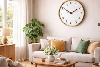 What is the best direction to place a wall clock at home to attract prosperity and good luck