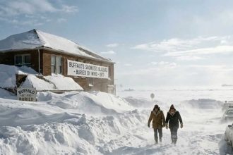 Why did New York disappear in 1977 under snow that never fell from the clouds
