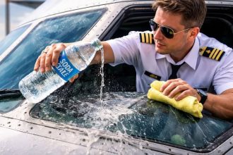 Why do pilots wash aeroplane windows with soda? Know the surprising reason behind it