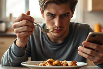 Why eating with distractions quietly trips up digestion
