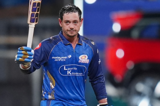 Why is Quinton de Kock not playing against SRH in Mumbai?