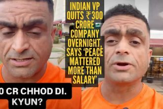 '300 crore ki company chhodne ki kahani — pehli baar camera pe': VP quits ₹300 crore company at 40, internet calls it the