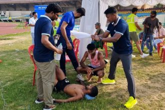 8 athletes fail to finish race as heat, humidity hit hard at national competion
