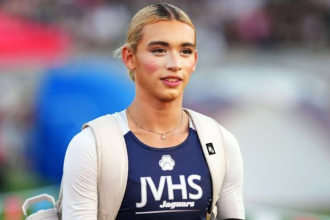 AB Hernandez dominates California girls track meet as transgender athlete protests explode outside championship preliminaries