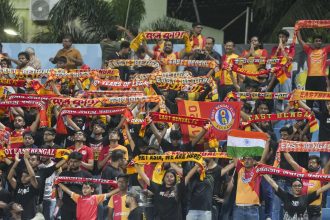 After a long wait of 22 years, it's an explosion of red and gold at East Bengal