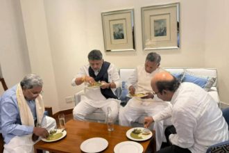 After breakfast diplomacy, Siddaramaiah-DK Shivakumar meet over lunch in Delhi