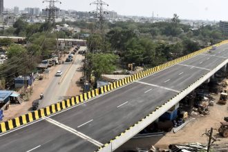 After years of jams and wait at railway gate, Raipur’s Kachna overbridge finally opens