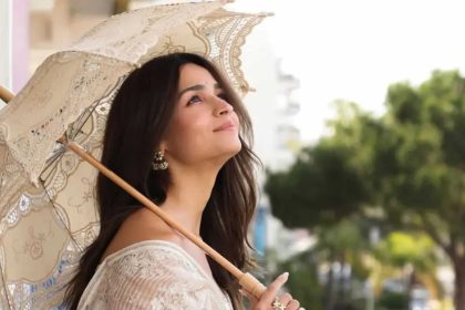 Alia Bhatt’s ivory ensemble with payal, bindi, nath from Cannes wins internet
