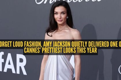 Amy Jackson just floated into Cannes looking like a modern-day silver goddess