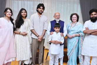 Anna Konidela posts warm pics from PM Modi’s visit to Pawan Kalyan’s residence