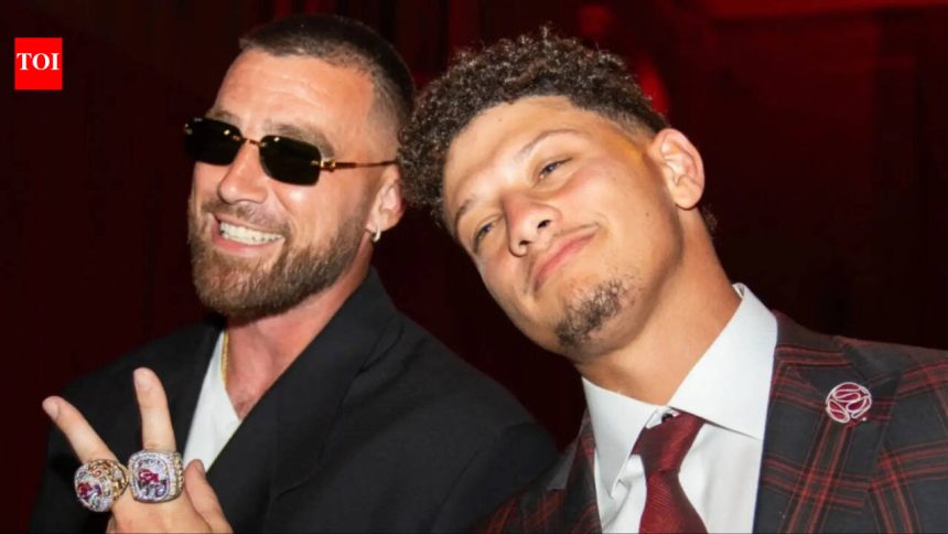 Arrested: Patrick Mahomes and Travis Kelce’s burglars finally got caught months after posing online with stolen stuff
