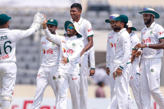 Bangladesh stun Pakistan by 104 runs as Nahid Rana’s five-for seals historic Test win